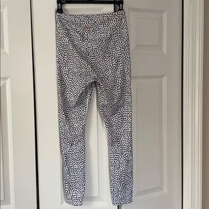 High waisted full length speckled leggings
